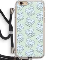 CaseCompany Octopussen: iPhone 6 PLUS / 6S PLUS Transparant Hoesje met koord