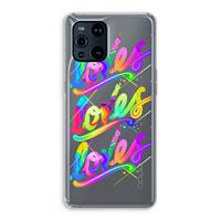 CaseCompany Loves: Oppo Find X3 Transparant Hoesje