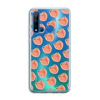 CaseCompany Just peachy: Huawei P20 Lite (2019) Transparant Hoesje