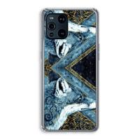 CaseCompany Golden Fox: Oppo Find X3 Transparant Hoesje