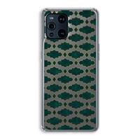 CaseCompany Moroccan tiles: Oppo Find X3 Transparant Hoesje