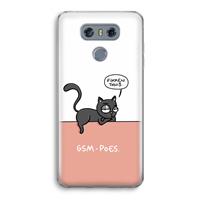 CaseCompany GSM poes: LG G6 Transparant Hoesje