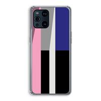 CaseCompany Gestalte 4: Oppo Find X3 Transparant Hoesje