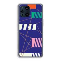 CaseCompany Gestalte 5: Oppo Find X3 Transparant Hoesje