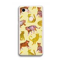 CaseCompany Cute Tigers and Leopards: Google Pixel 3 Transparant Hoesje