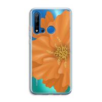 CaseCompany Orange Ellila flower: Huawei P20 Lite (2019) Transparant Hoesje