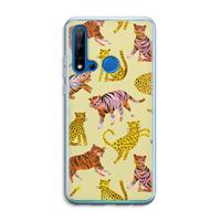 CaseCompany Cute Tigers and Leopards: Huawei P20 Lite (2019) Transparant Hoesje