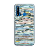 CaseCompany Watercolor Agate: Huawei P20 Lite (2019) Transparant Hoesje