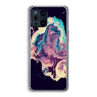 CaseCompany Cosmic Silence: Oppo Find X3 Transparant Hoesje