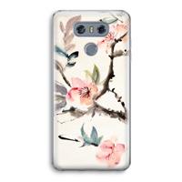 CaseCompany Japanse bloemen: LG G6 Transparant Hoesje