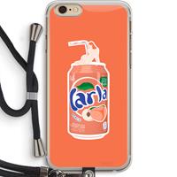 CaseCompany S(peach)less: iPhone 6 PLUS / 6S PLUS Transparant Hoesje met koord