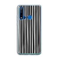 CaseCompany Stripes: Huawei P20 Lite (2019) Transparant Hoesje