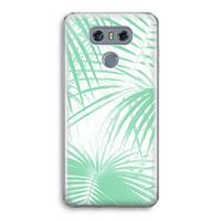 CaseCompany Palmbladeren: LG G6 Transparant Hoesje