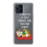 CaseCompany Bento a day: Oppo Find X3 Pro Transparant Hoesje