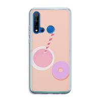 CaseCompany Donut: Huawei P20 Lite (2019) Transparant Hoesje