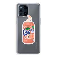 CaseCompany S(peach)less: Oppo Find X3 Transparant Hoesje