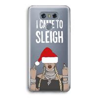 CaseCompany Came To Sleigh: LG G6 Transparant Hoesje