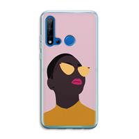 CaseCompany Yellow glasses: Huawei P20 Lite (2019) Transparant Hoesje