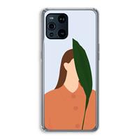 CaseCompany Leaf: Oppo Find X3 Pro Transparant Hoesje