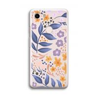 CaseCompany Flowers with blue leaves: Google Pixel 3 Transparant Hoesje