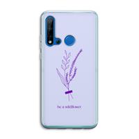 CaseCompany Be a wildflower: Huawei P20 Lite (2019) Transparant Hoesje