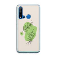 CaseCompany Beleaf in you: Huawei P20 Lite (2019) Transparant Hoesje