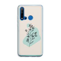 CaseCompany Violets are blue: Huawei P20 Lite (2019) Transparant Hoesje