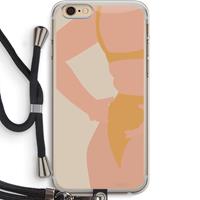 CaseCompany Bikini body: iPhone 6 PLUS / 6S PLUS Transparant Hoesje met koord