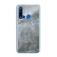 CaseCompany Grey Stone: Huawei P20 Lite (2019) Transparant Hoesje