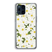 CaseCompany Summer Daisies: Oppo Find X3 Pro Transparant Hoesje