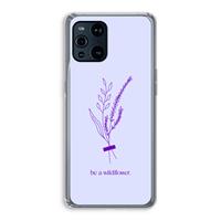CaseCompany Be a wildflower: Oppo Find X3 Pro Transparant Hoesje