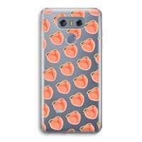 CaseCompany Just peachy: LG G6 Transparant Hoesje