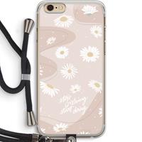 CaseCompany Daydreaming becomes reality: iPhone 6 PLUS / 6S PLUS Transparant Hoesje met koord