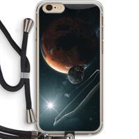 CaseCompany Mars Renaissance: iPhone 6 PLUS / 6S PLUS Transparant Hoesje met koord