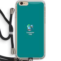 CaseCompany Win98: iPhone 6 PLUS / 6S PLUS Transparant Hoesje met koord