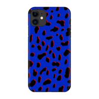 CaseCompany Blue Leopard: Volledig geprint iPhone 11 Hoesje