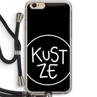 CaseCompany KUST ZE: iPhone 6 PLUS / 6S PLUS Transparant Hoesje met koord