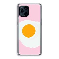 CaseCompany Sunny side up: Oppo Find X3 Transparant Hoesje