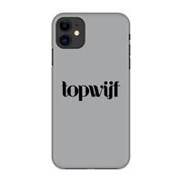 CaseCompany Topwijf Grijs Zwart: Volledig geprint iPhone 11 Hoesje