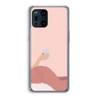CaseCompany Wine: Oppo Find X3 Transparant Hoesje