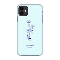 CaseCompany Bloom with grace: Volledig geprint iPhone 11 Hoesje