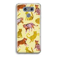 CaseCompany Cute Tigers and Leopards: LG G6 Transparant Hoesje