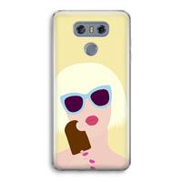 CaseCompany Ice cream: LG G6 Transparant Hoesje
