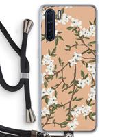 CaseCompany Blossoming spring: Oppo A91 Transparant Hoesje met koord