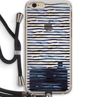 CaseCompany Verrassende lijnen: iPhone 6 PLUS / 6S PLUS Transparant Hoesje met koord