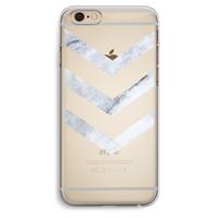 CaseCompany Marmeren pijlen: iPhone 6 Plus / 6S Plus Transparant Hoesje