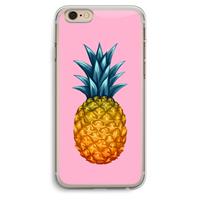 CaseCompany Grote ananas: iPhone 6 Plus / 6S Plus Transparant Hoesje