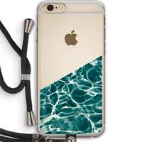 CaseCompany Weerkaatsing water: iPhone 6 PLUS / 6S PLUS Transparant Hoesje met koord
