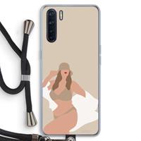 CaseCompany One of a kind: Oppo A91 Transparant Hoesje met koord