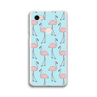 CaseCompany Anything Flamingoes: Google Pixel 3 XL Transparant Hoesje